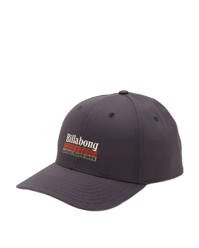 Comfy Layers Billabong Walled Snapback Hat-Navy Blue