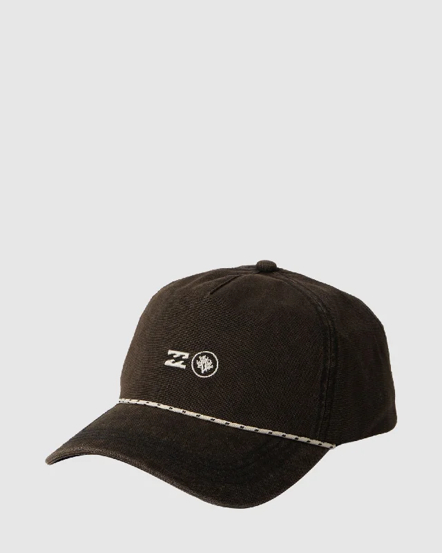 Versatile Comfort Wear Billabong Womens Coral Snapback Hat-Black Pebble