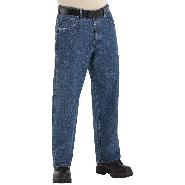 Versatile Items BULWARK FR 14.75 OZ STONE WASHED LOOSE FIT DENIM JEAN