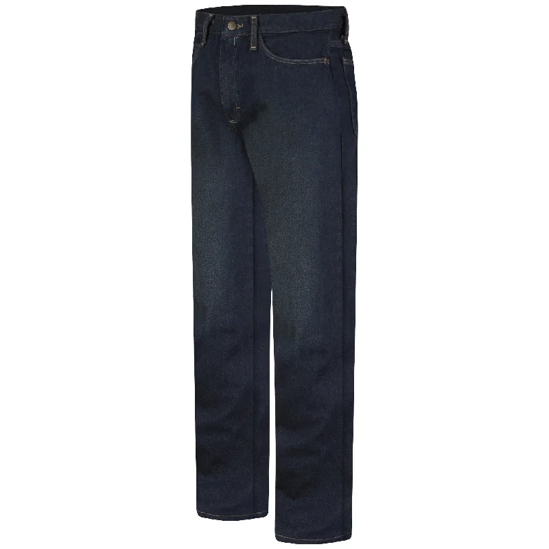 Comfortable Jackets Bulwark Mens Straight Fit Sanded Denim Jean - Cat 2 - (PEJM) 3rd  Color