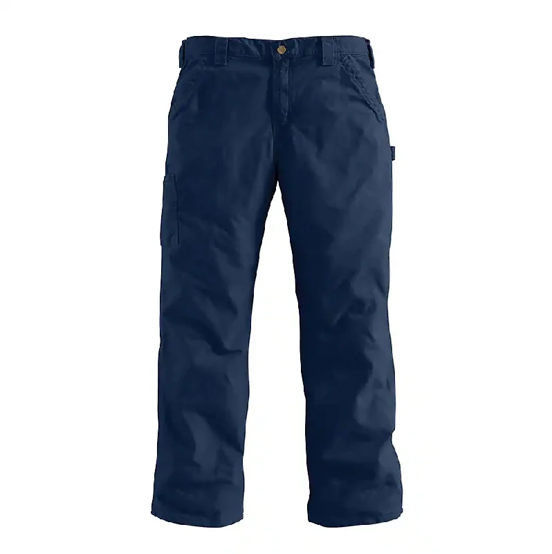 Comfort Fit Carhartt Men's Loose Fit Canvas Utility Work Pants - Navy