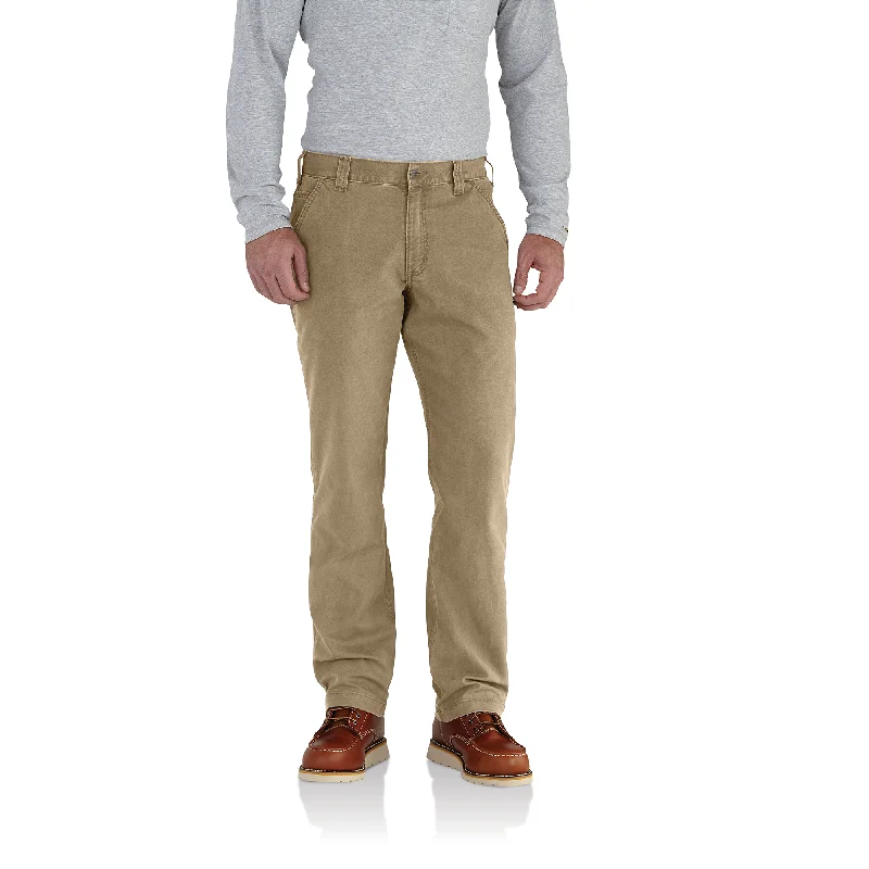 Fashion And Simplicity Carhartt Men's Rugged Flex® Relaxed Fit Canvas Work Pant - Dark Khaki
