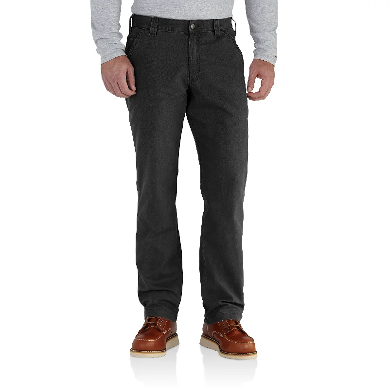 End Of The Year Carhartt Men's Rugged Flex® Relaxed Fit Canvas Work Pant - Black