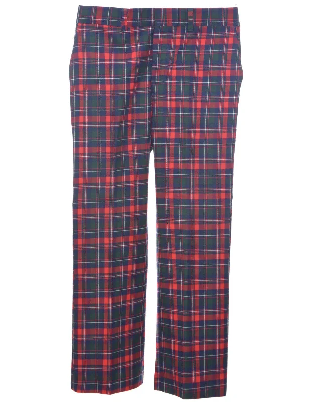 Modernism Checked Pattern Trousers - W35 L31