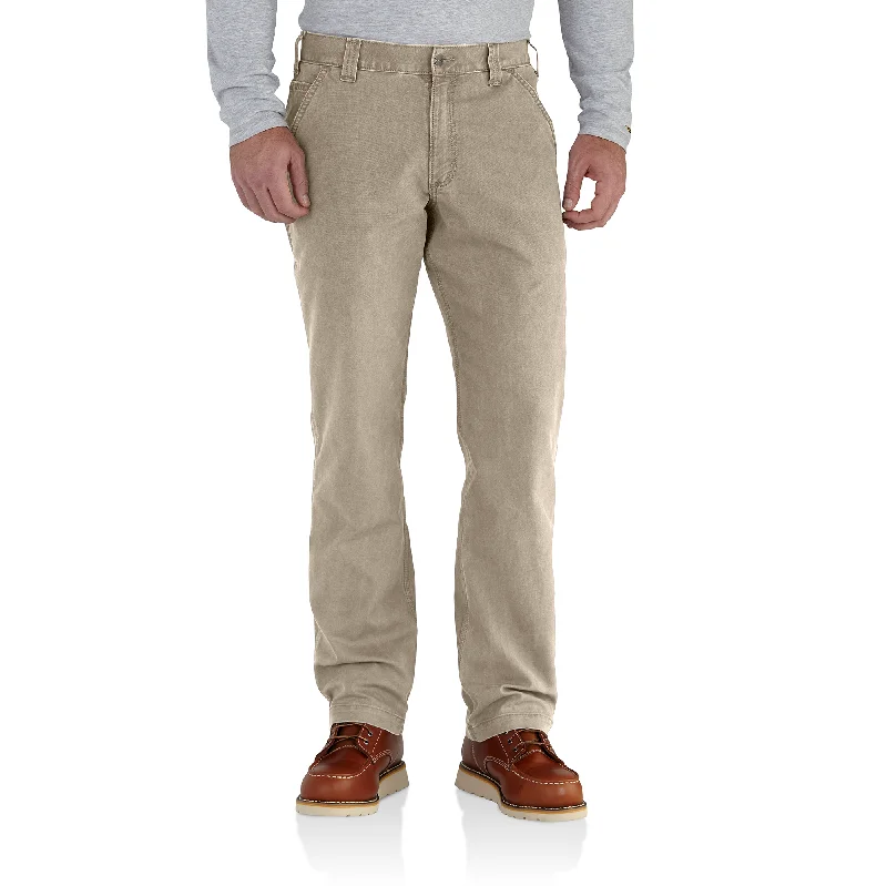 Stylish Wear Carhartt Men's Rugged Flex® Relaxed Fit Canvas Work Pant - Tan