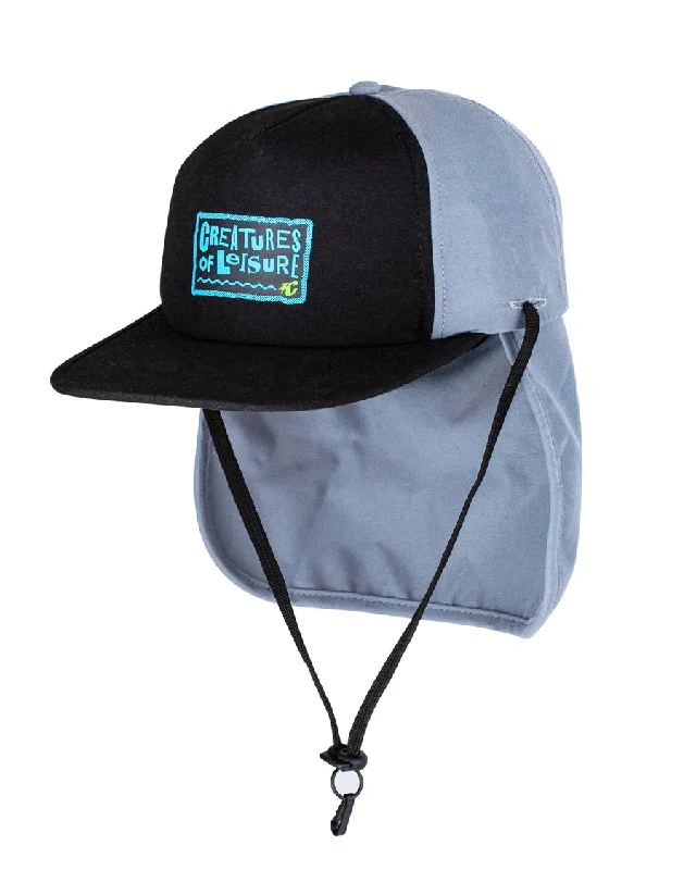 Casual Comfort Wear Creatures Surf Cap Reliance Grom Hat-Black Grey