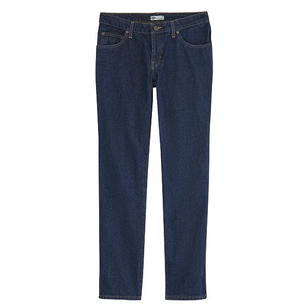 Exclusive Customization Dickies Women's Regular Fit Straight Leg 5-Pocket Jeans (FD93)