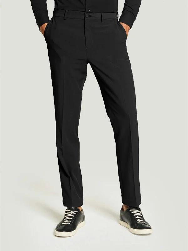 Stylish Ease Men's Flex Tech Pant - Black