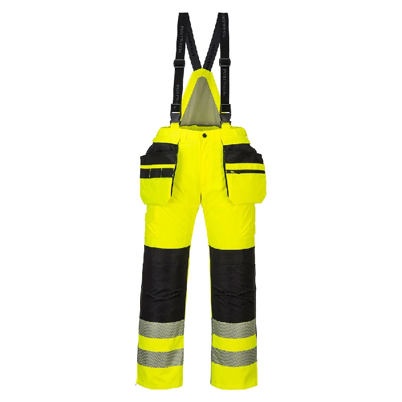 Short Design Portwest PW3 Hi-Vis Winter Pants (PW351YBR)