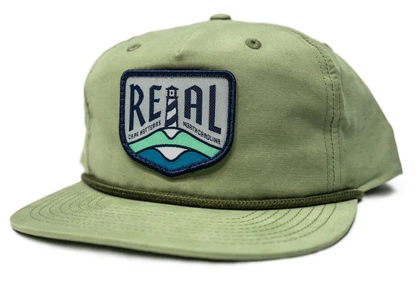 Casual Fit Wear REAL Lighthouse Badge Hat-Sage/Olive