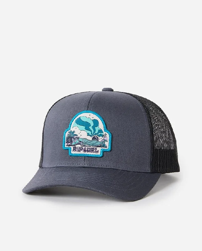 Elegant Dressing Rip Curl Custom Curve Trucker Hat-Washed Black