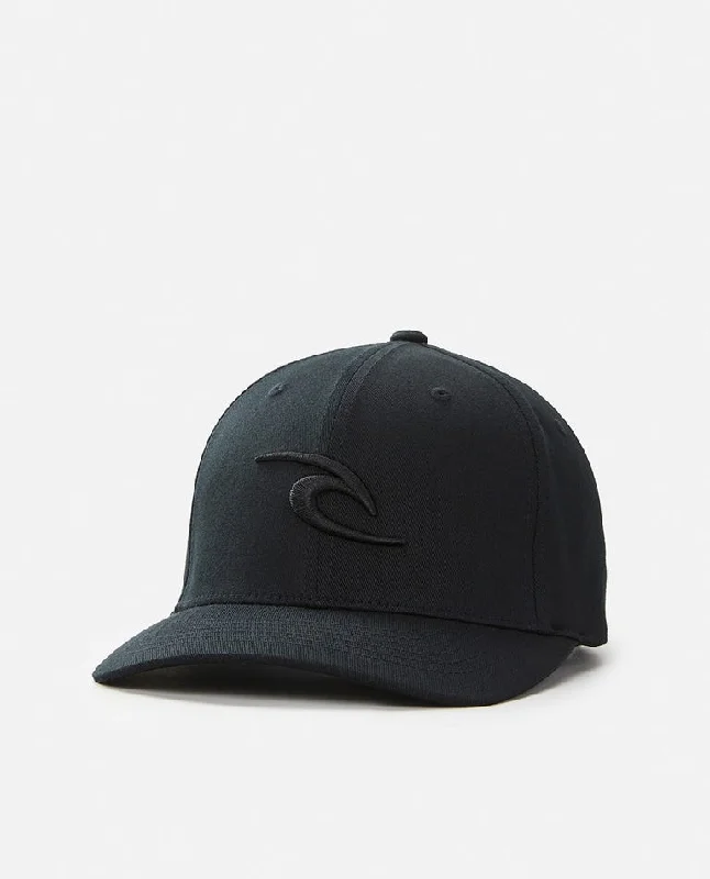Advanced Customization Rip Curl Tepan Flexfit Hat-Black