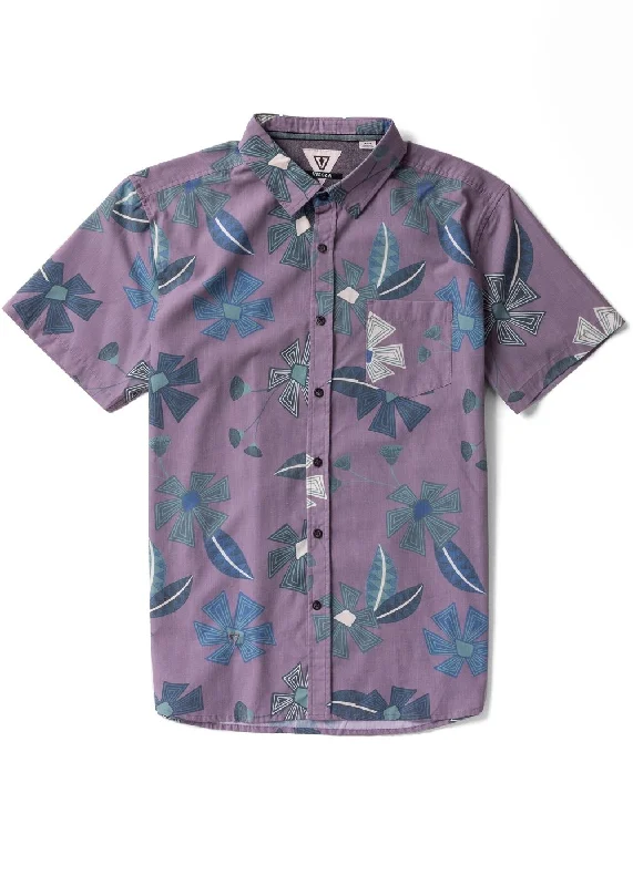 Customized Version Vissla Tribal Tropics Eco S/S Shirt-Dusty Lilac