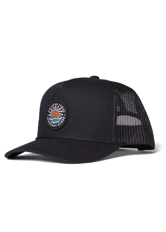 Elegant And Elegant Vissla West Winds Eco Trucker Hat-Black 2