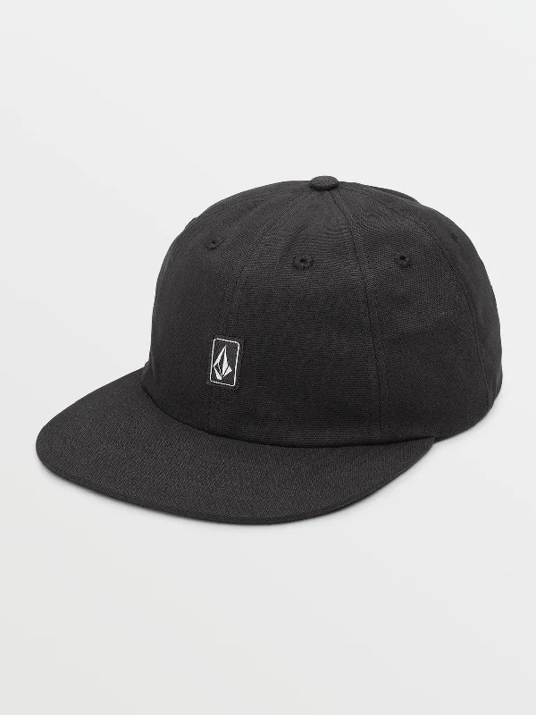Comfortable Tops Volcom Ramp Stone Adj Hat-Black
